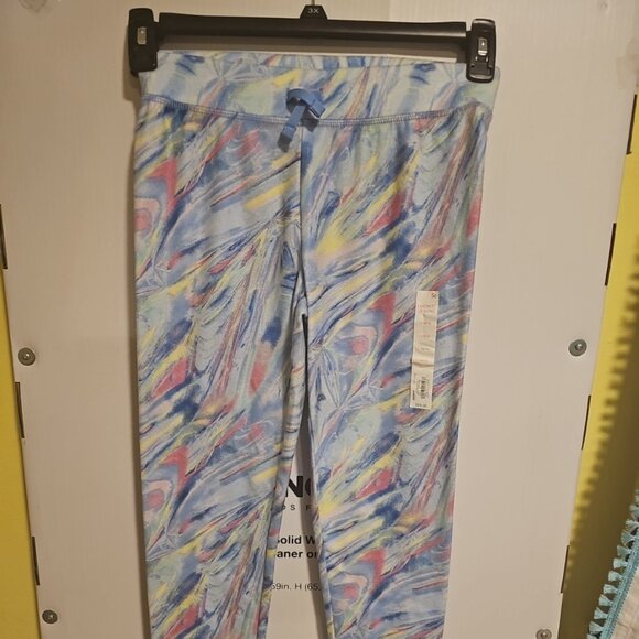 Girls Size L(10/12) Tie-Dye Microfleece So Favorite Leggings Drawstring